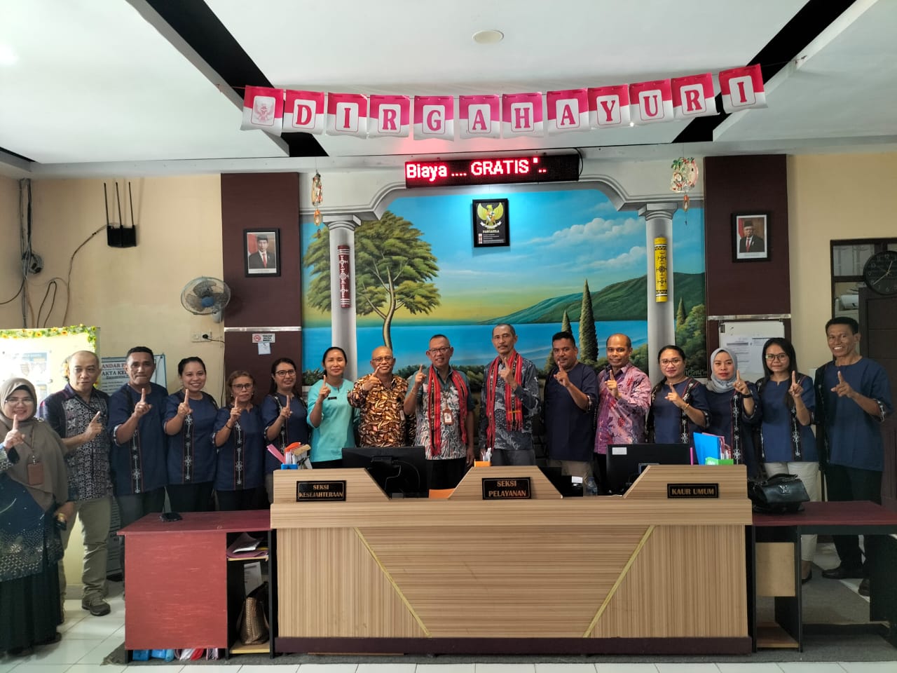 Evaluasi Desa Teladan PKAD 2024 oleh Tim Pusat